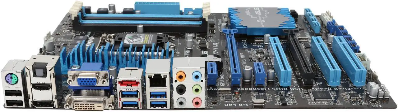 Alt view image 2 of 5 - ASUS P8Z77-V LE LGA 1155 Intel Z77 HDMI USB 3.0 ATX Intel Motherboard