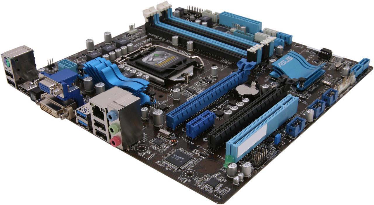 Main image of ASUS P8Z77-M LGA 1155 Intel Z77 HDMI SATA 6Gb/s USB 3.0 Micro ATX Intel Motherboard