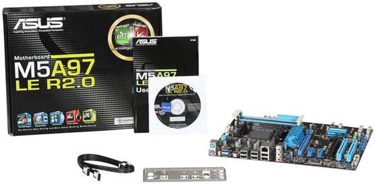 Alt view image 6 of 5 - ASUS M5A97 LE R2.0 AM3+ AMD 970 + SB950 USB 3.0 ATX AMD Motherboard with UEFI BIOS