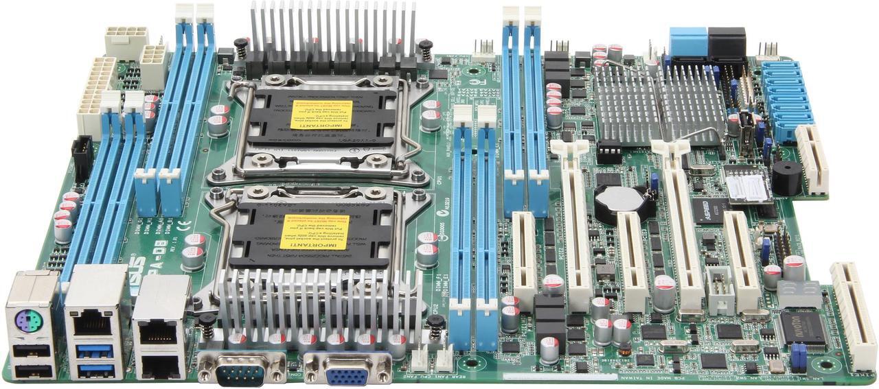 Alt view image 4 of 6 - ASUS Z9PA-D8 ATX Server Motherboard Dual LGA 2011 DDR3 1600/1333/1066