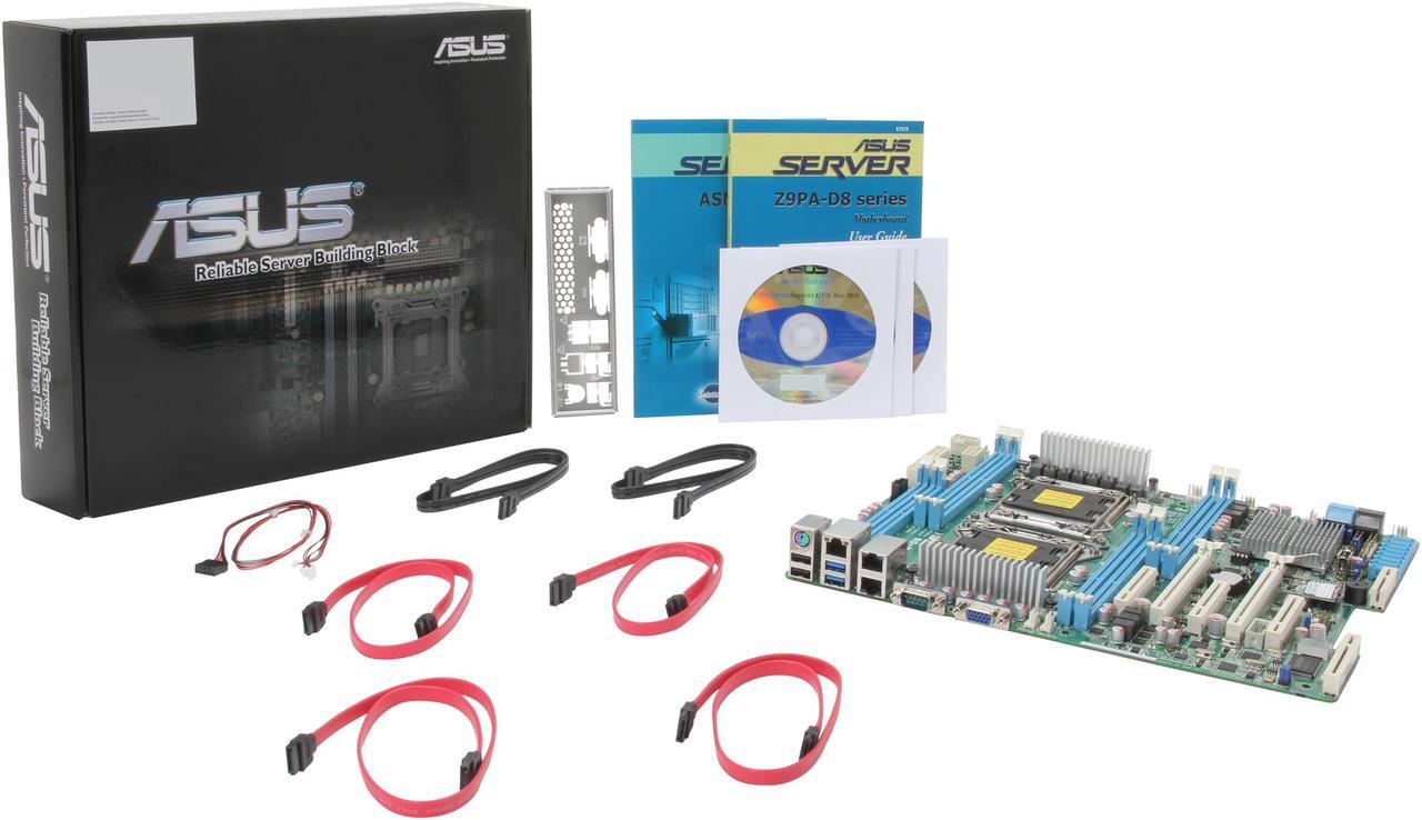 Alt view image 7 of 6 - ASUS Z9PA-D8 ATX Server Motherboard Dual LGA 2011 DDR3 1600/1333/1066