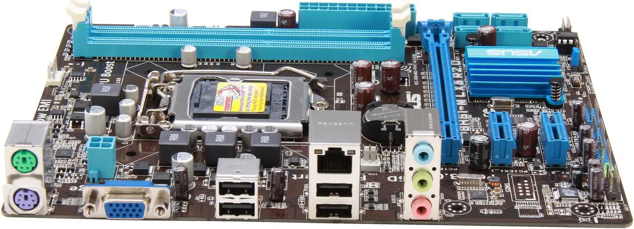 Alt view image 2 of 5 - ASUS P8H61-M LX3 R2.0 LGA 1155 Intel H61 Micro ATX Intel Motherboard with UEFI BIOS