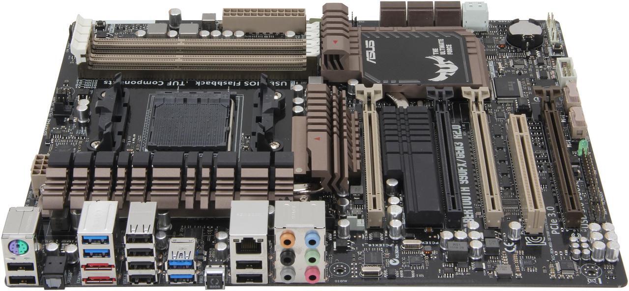 Alt view image 2 of 5 - ASUS TUF SABERTOOTH 990FX/GEN3 R2.0 AM3+ AMD 990FX SATA 6Gb/s USB 3.0 ATX AMD Motherboard
