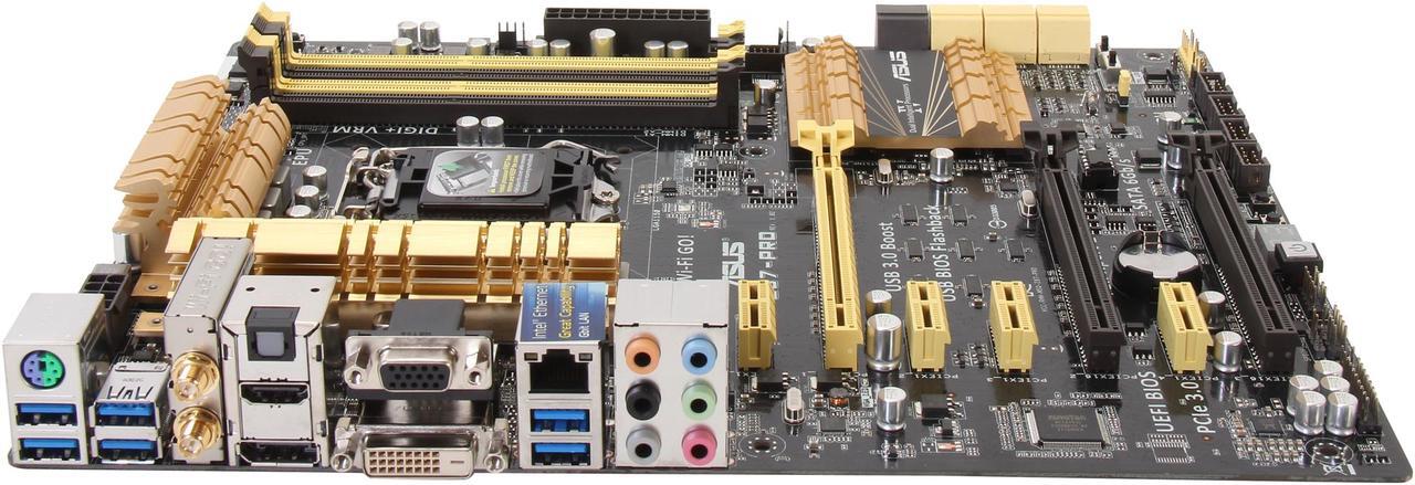 Alt view image 2 of 5 - ASUS Z87-PRO LGA 1150 Intel Z87 HDMI SATA 6Gb/s USB 3.0 ATX Intel Motherboard