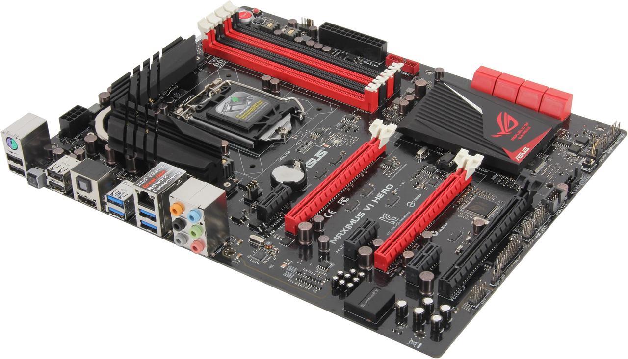 Main image of ASUS MAXIMUS VI HERO LGA 1150 Intel Z87 HDMI SATA 6Gb/s USB 3.0 ATX Intel Motherboard