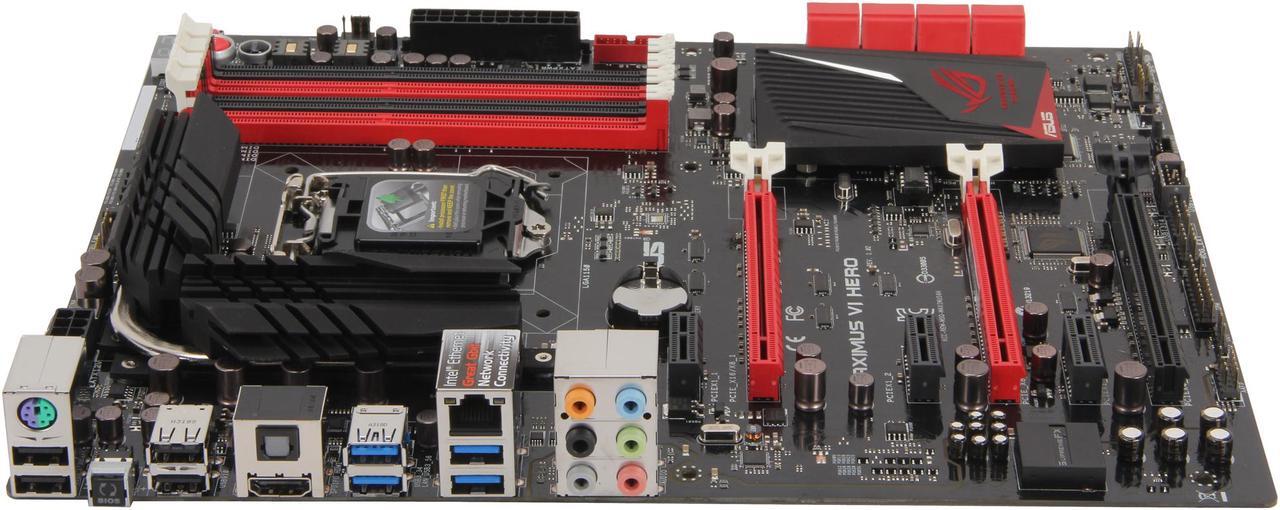 Alt view image 2 of 6 - ASUS MAXIMUS VI HERO LGA 1150 Intel Z87 HDMI SATA 6Gb/s USB 3.0 ATX Intel Motherboard