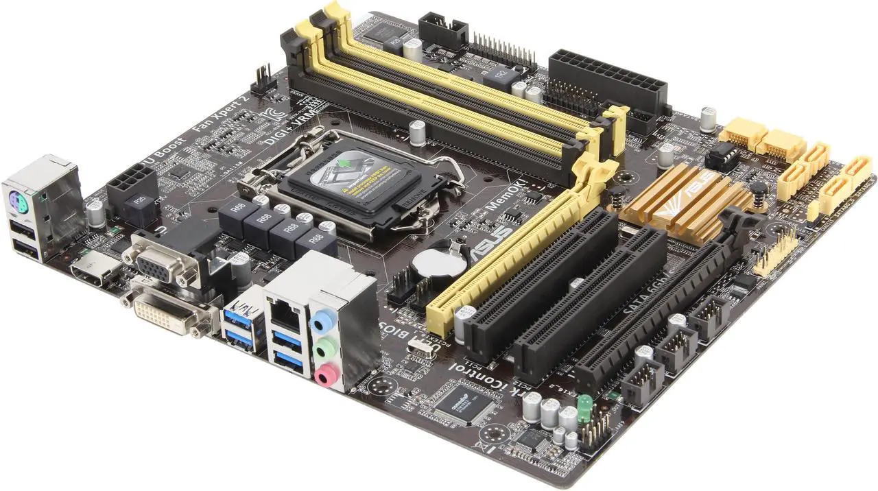 Main image of ASUS H87M-PLUS/CSM LGA 1150 Intel H87 HDMI USB 3.0 Micro ATX Intel Motherboard