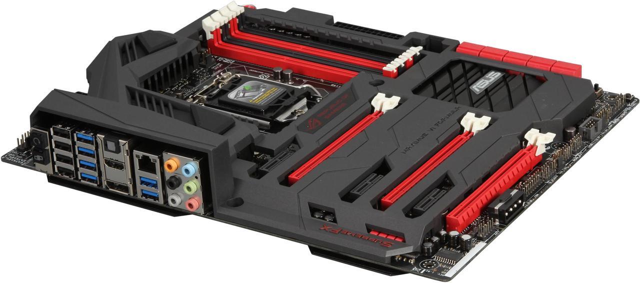 Main image of ASUS MAXIMUS VI FORMULA LGA 1150 Intel Z87 HDMI SATA 6Gb/s USB 3.0 ATX gaming board with double-sided ROG Armor, 23C-degrees cooler CrossChill and 120dB SNR, 600ohm audio