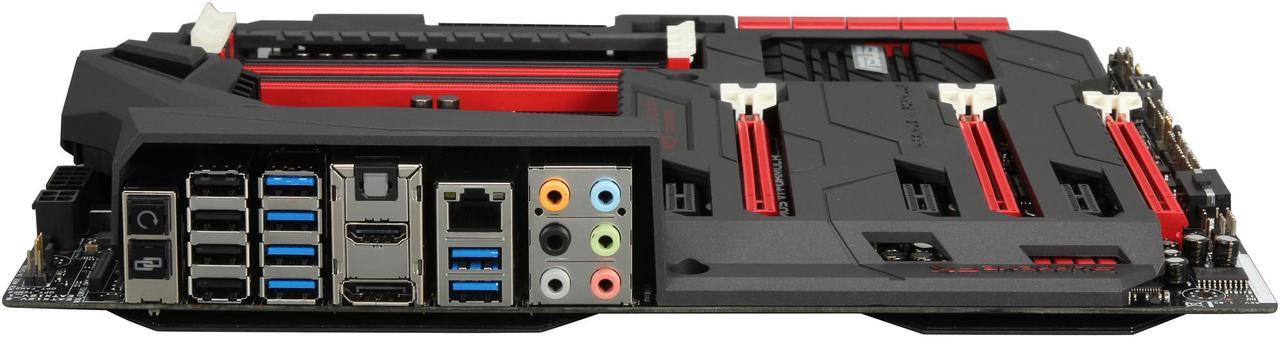 Alt view image 2 of 6 - ASUS MAXIMUS VI FORMULA LGA 1150 Intel Z87 HDMI SATA 6Gb/s USB 3.0 ATX gaming board with double-sided ROG Armor, 23C-degrees cooler CrossChill and 120dB SNR, 600ohm audio