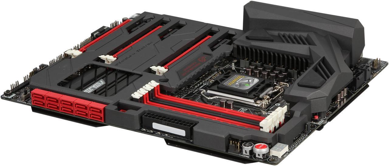 Alt view image 5 of 6 - ASUS MAXIMUS VI FORMULA LGA 1150 Intel Z87 HDMI SATA 6Gb/s USB 3.0 ATX gaming board with double-sided ROG Armor, 23C-degrees cooler CrossChill and 120dB SNR, 600ohm audio