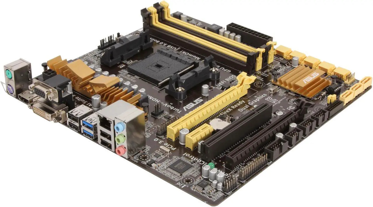 Main image of ASUS A88XM-PLUS/CSM FM2+ / FM2 AMD A88X (Bolton D4) USB 3.0 HDMI Micro ATX AMD Motherboard