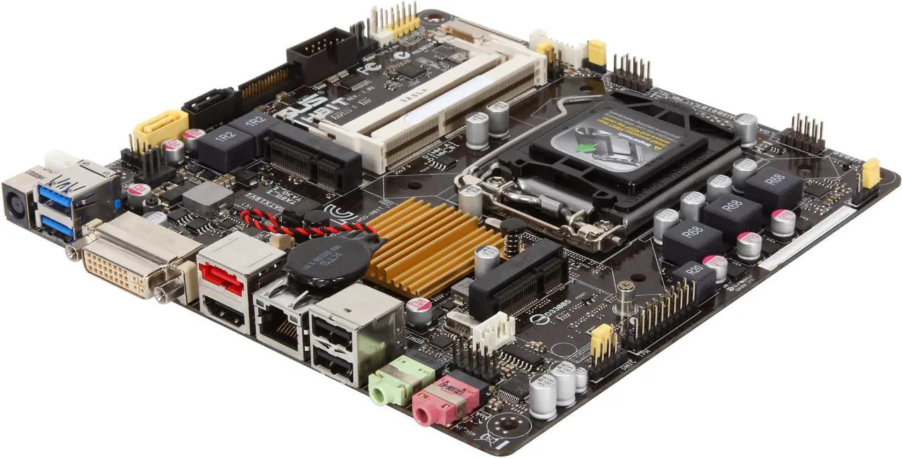 Main image of ASUS H81T/CSM LGA 1150 Intel H81 HDMI USB 3.0 Thin Mini-ITX Intel Motherboard