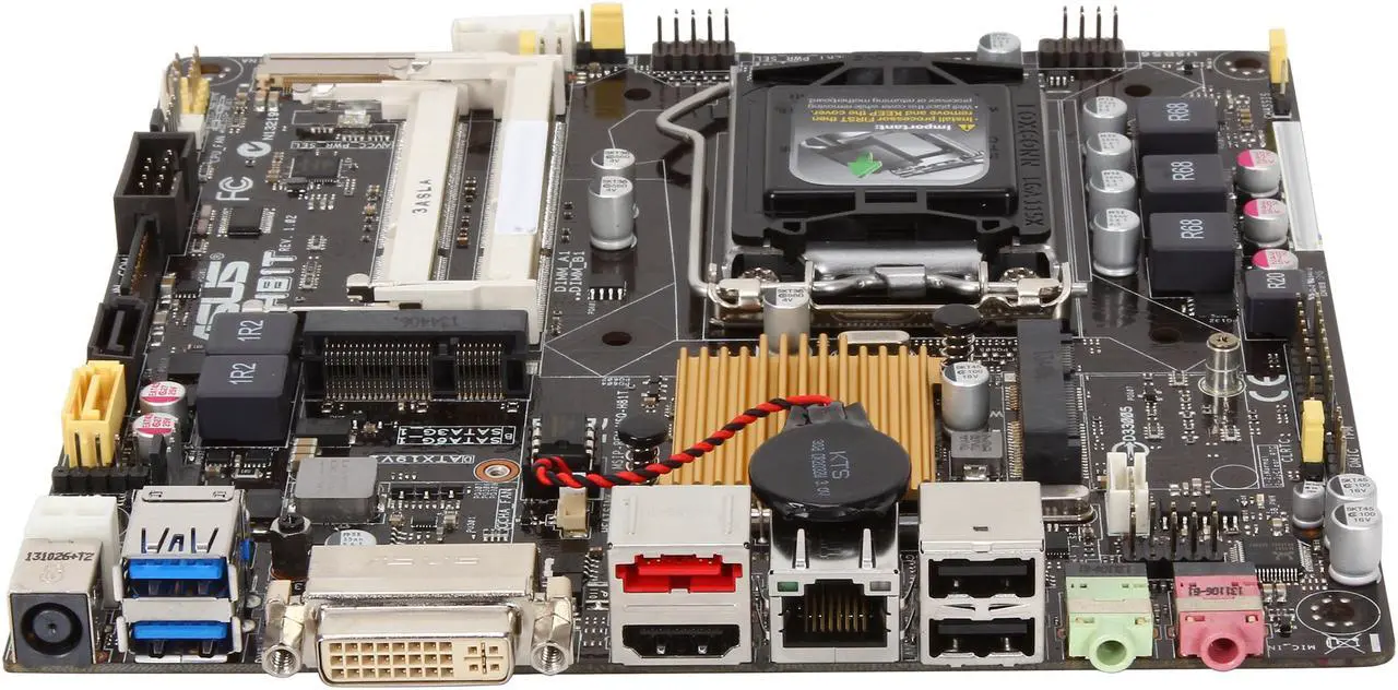 Alt view image 3 of 5 - ASUS H81T/CSM LGA 1150 Intel H81 HDMI USB 3.0 Thin Mini-ITX Intel Motherboard