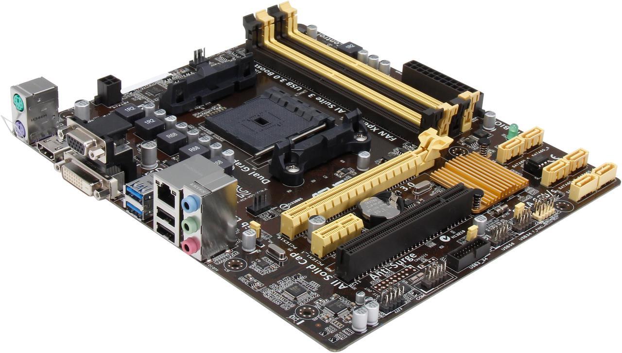 Main image of ASUS A78M-A FM2+ AMD A78 (Bolton D3) USB 3.0 HDMI Micro ATX AMD Motherboard