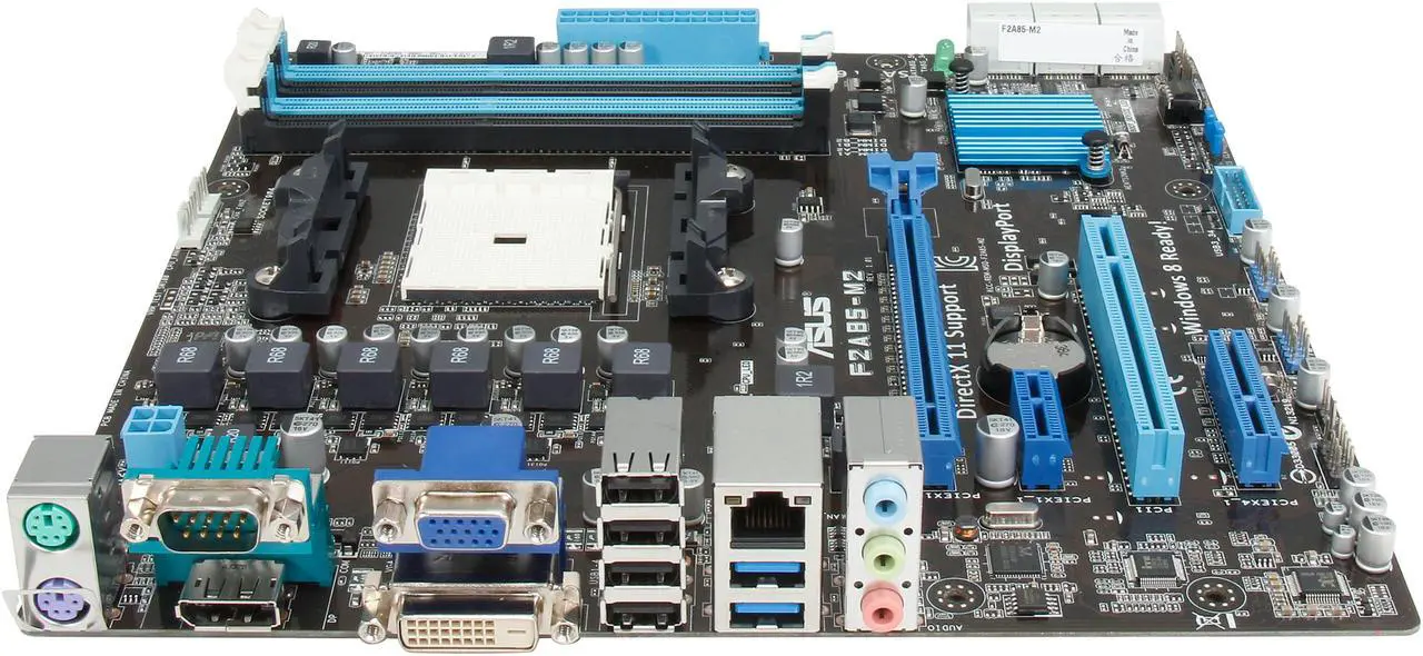 Alt view image 2 of 5 - ASUS F2A85-M2 FM2 AMD A85X (Hudson D4) USB 3.0 Micro ATX AMD Motherboard