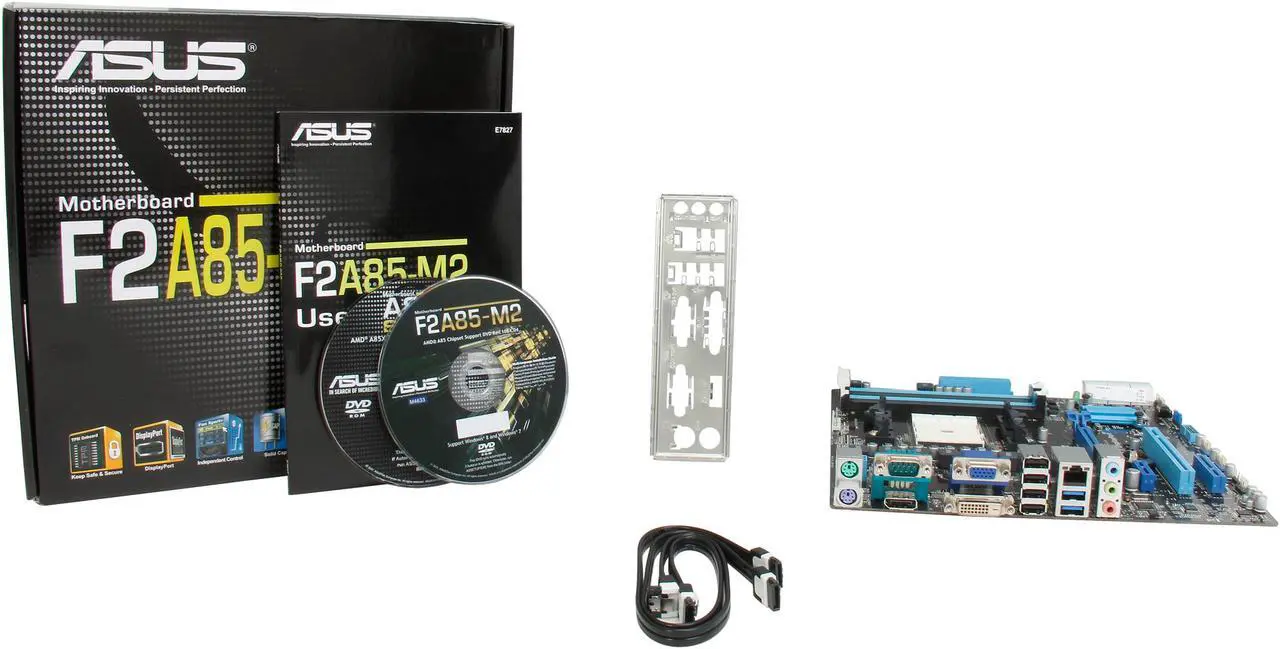 Alt view image 5 of 5 - ASUS F2A85-M2 FM2 AMD A85X (Hudson D4) USB 3.0 Micro ATX AMD Motherboard