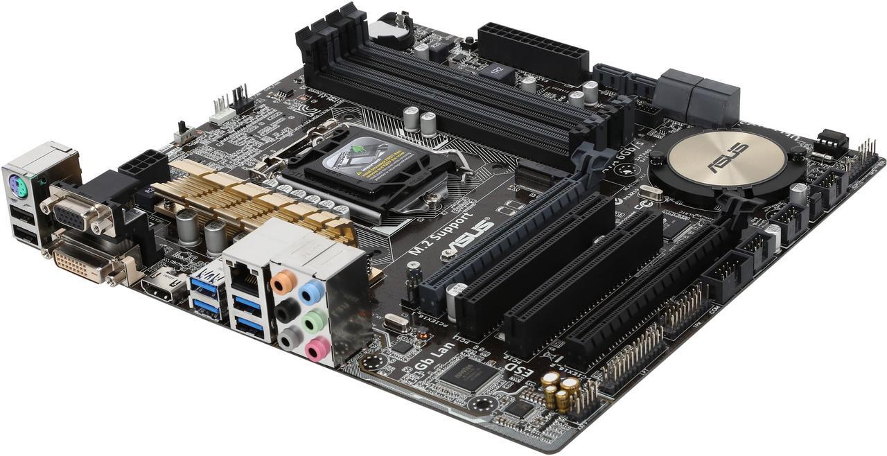 Main image of ASUS H97M-PLUS LGA 1150 Intel H97 HDMI SATA 6Gb/s USB 3.0 Micro ATX Intel Motherboard