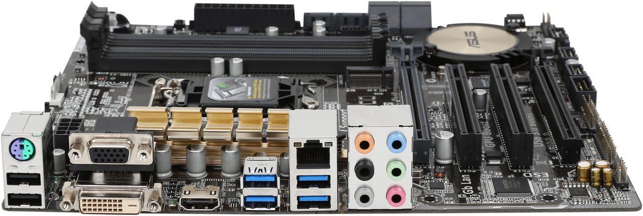Alt view image 3 of 5 - ASUS H97M-PLUS LGA 1150 Intel H97 HDMI SATA 6Gb/s USB 3.0 Micro ATX Intel Motherboard