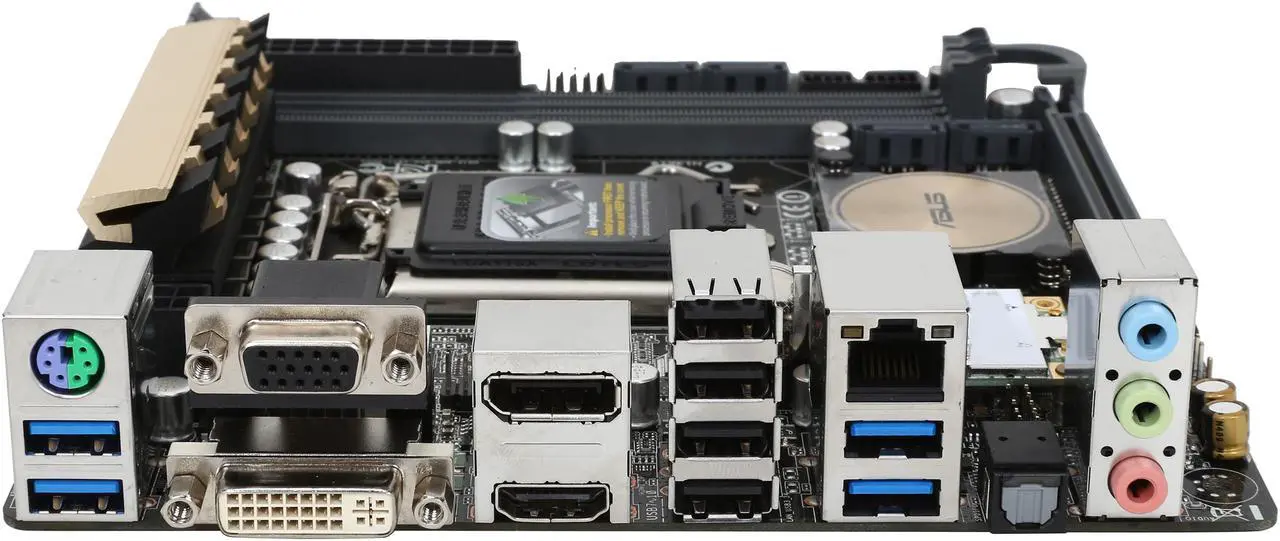 Alt view image 2 of 5 - ASUS Z97I-PLUS LGA 1150 Intel Z97 HDMI USB 3.0 Mini ITX Intel Motherboard