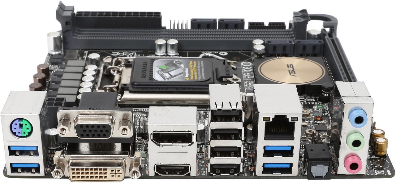 Alt view image 3 of 5 - ASUS H97I-PLUS LGA 1150 Intel H97 HDMI USB 3.0 Mini ITX Intel Motherboard