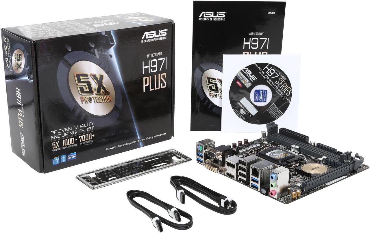 Alt view image 6 of 5 - ASUS H97I-PLUS LGA 1150 Intel H97 HDMI USB 3.0 Mini ITX Intel Motherboard
