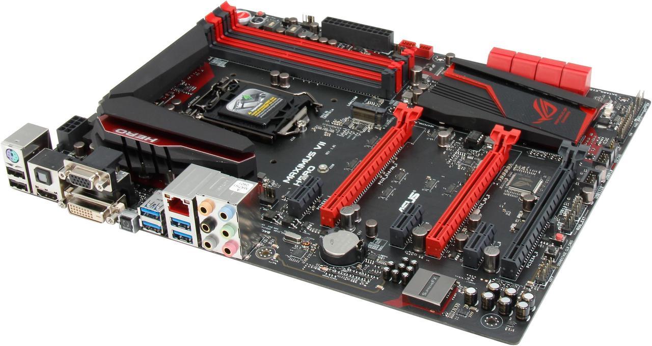 ASUS ROG MAXIMUS VII HERO LGA 1150 Intel Z97 HDMI SATA 6Gb/s USB 3.0 ATX Intel Gaming Motherboard