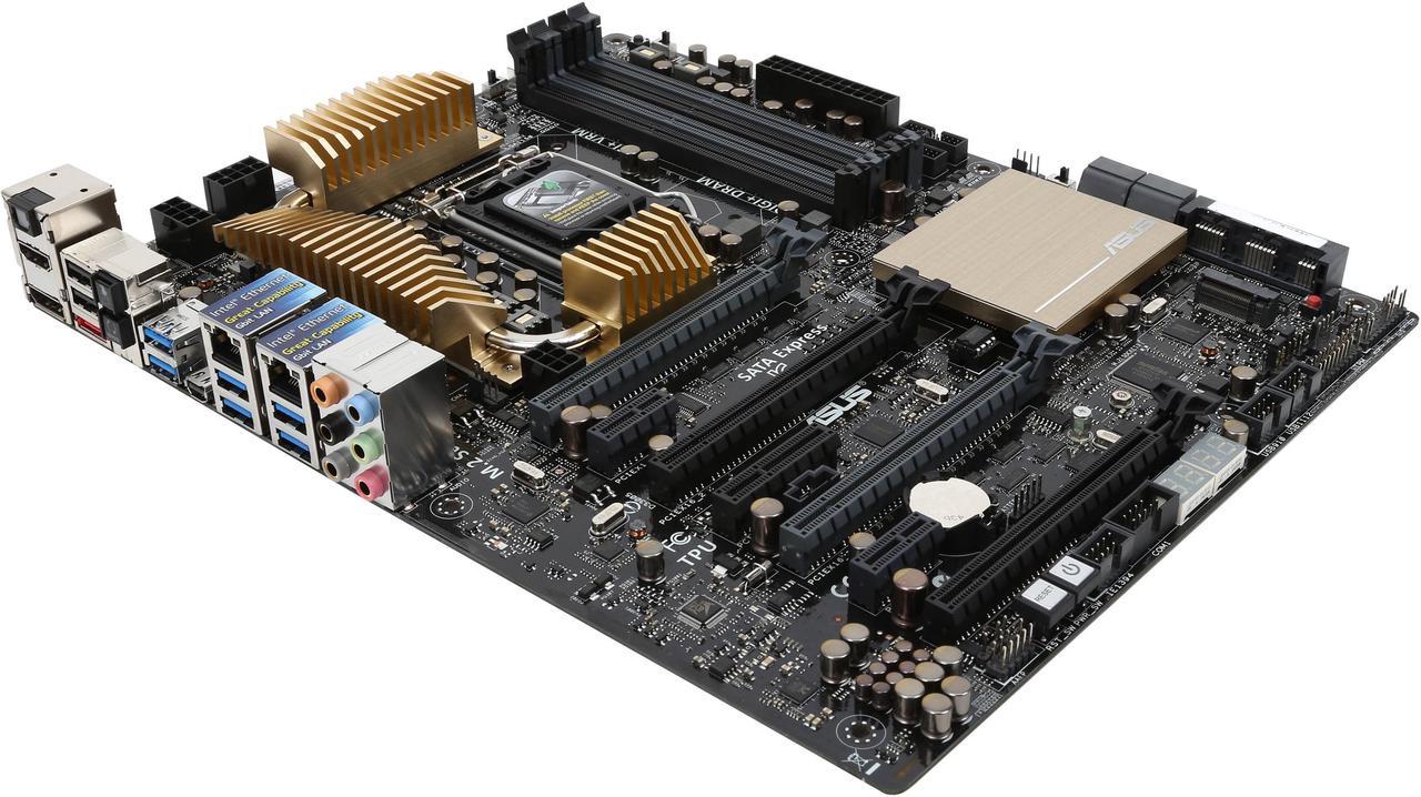 ASUS Z97-WS Intel LGA1150 HDMI/DisplayPort /Mini DisplayPort Dual server-grade Intel LAN ATX Server Workstation Motherboard for Quad-strength Graphic Power