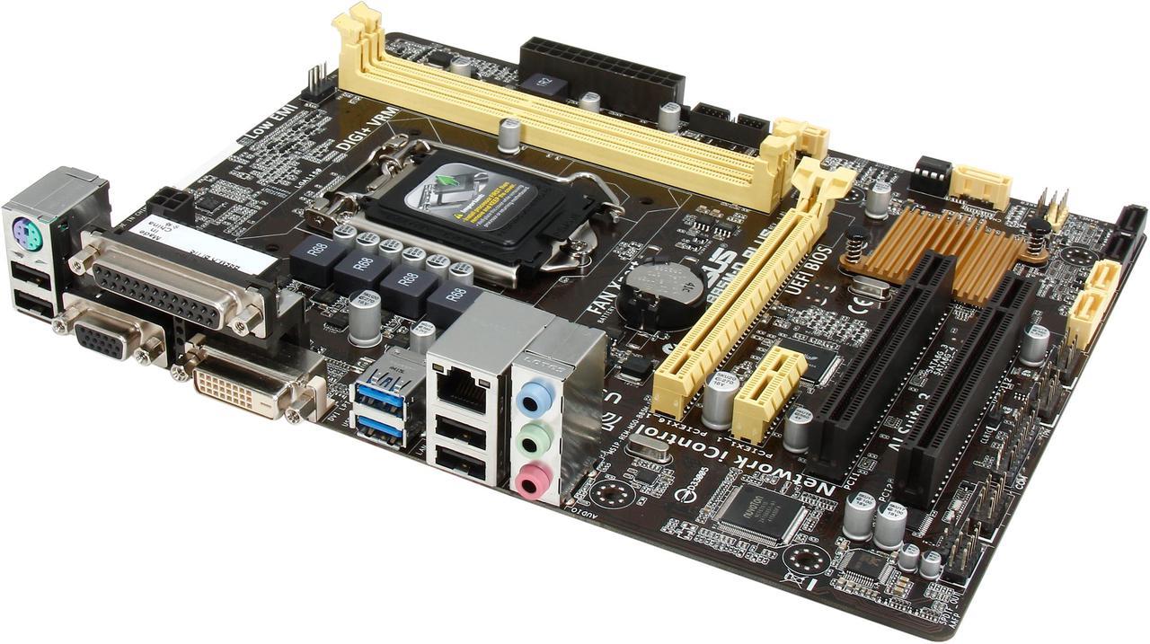 ASUS B85M-D PLUS LGA 1150 Intel B85 SATA 6Gb/s USB 3.0 Micro ATX Intel Motherboard