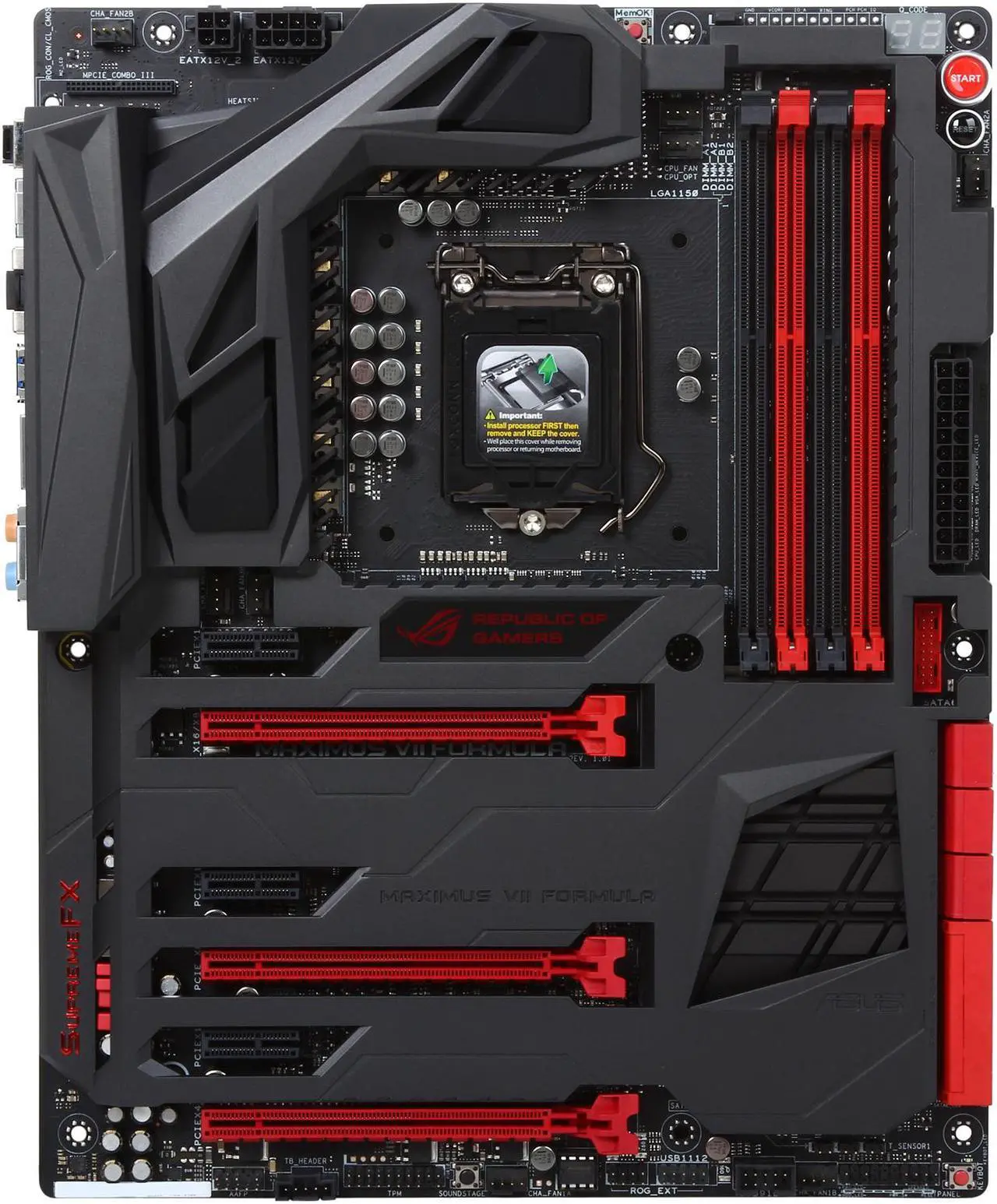 Alt view image 3 of 6 - ASUS MAXIMUS VII  FORMULA/WATCH DOGS LGA 1150 Intel Z97 HDMI USB 3.0 ATX Intel Motherboard