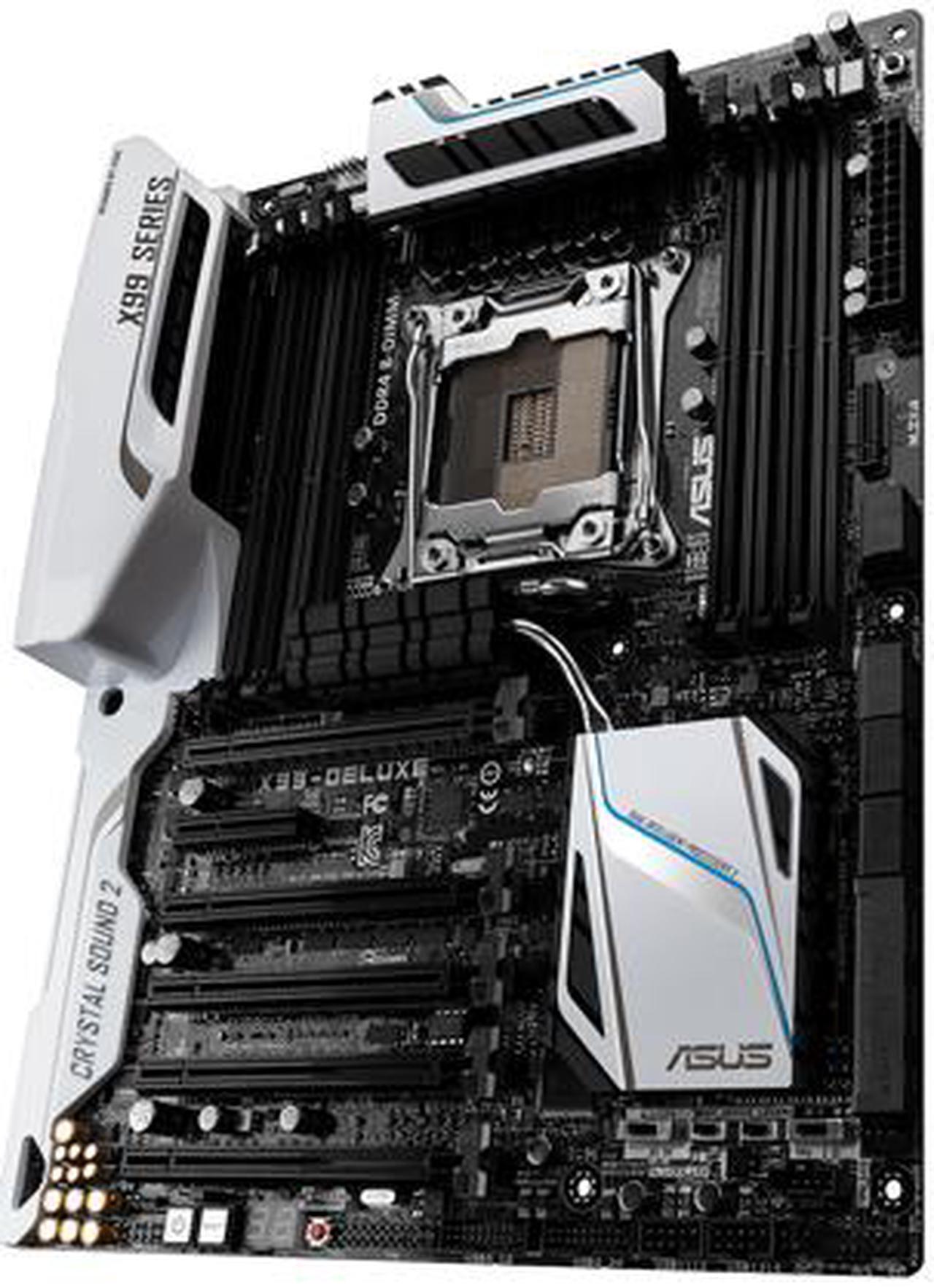 Alt view image 3 of 9 - ASUS X99-DELUXE LGA 2011-v3 Intel X99 SATA 6Gb/s USB 3.0 ATX Intel Motherboard