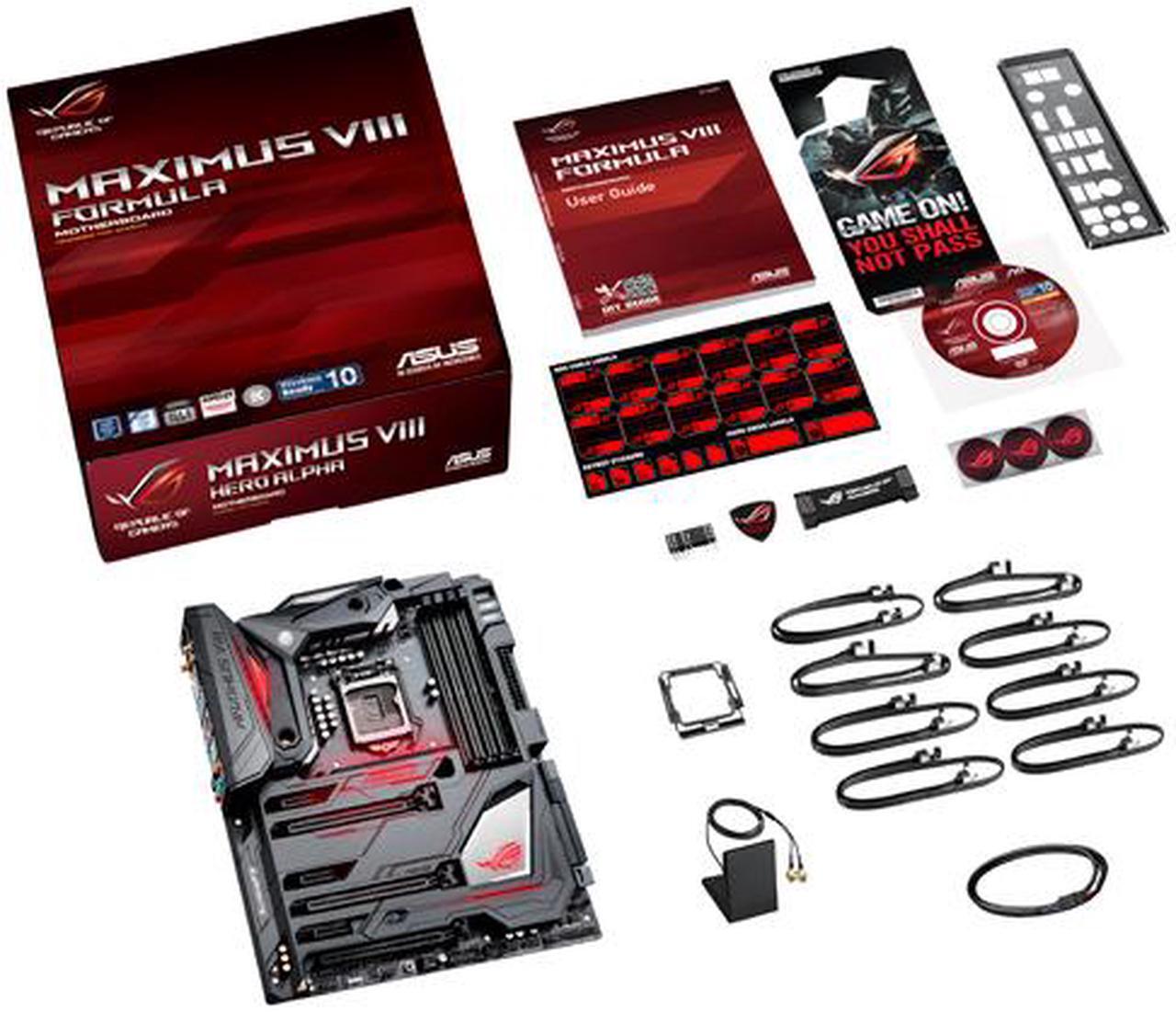 Alt view image 13 of 14 - ASUS ROG MAXIMUS VIII FORMULA LGA 1151 Intel Z170 HDMI SATA 6Gb/s USB 3.1 USB 3.0 ATX Intel Motherboard