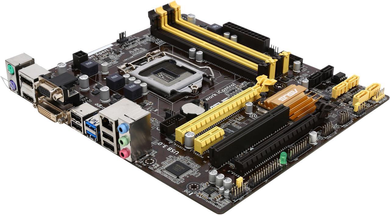 ASUS B85M-E/CSM-R LGA 1150 Intel B85 HDMI SATA 6Gb/s USB 3.0 Micro ATX Intel Motherboard - Certified - Grade A Certified Refurbished