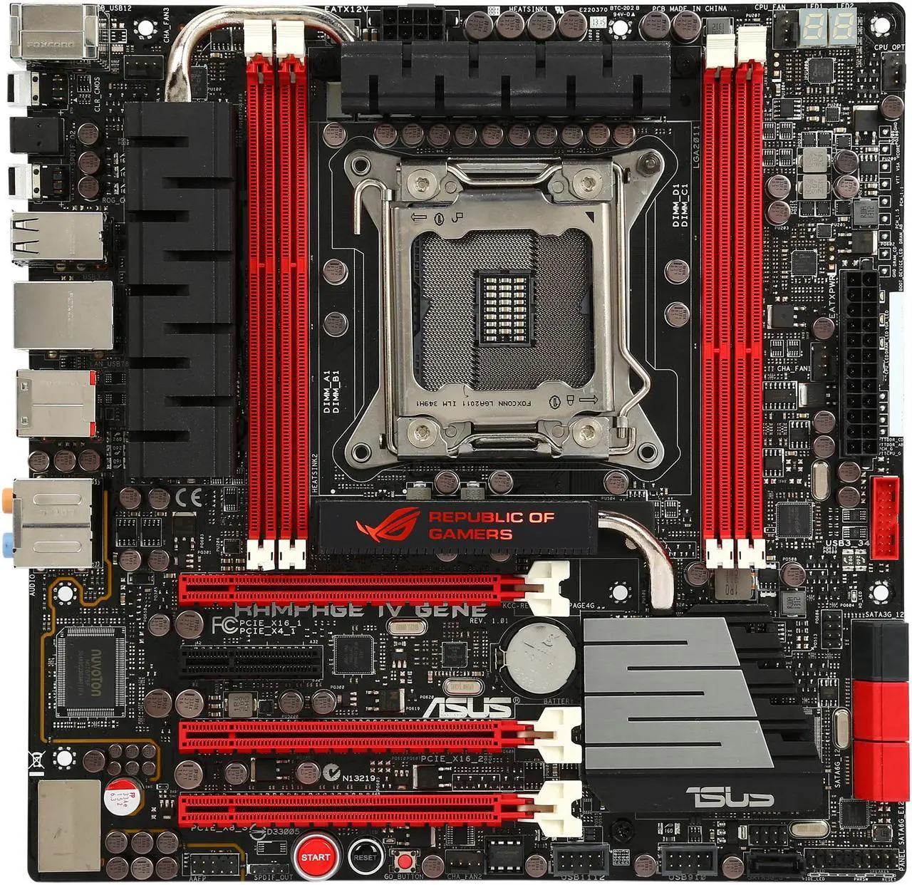 Alt view image 3 of 5 - ASUS RAMPAGE IV GENE-R LGA 2011 Intel X79 USB 3.0 Micro ATX Intel Motherboard - Certified - Grade A