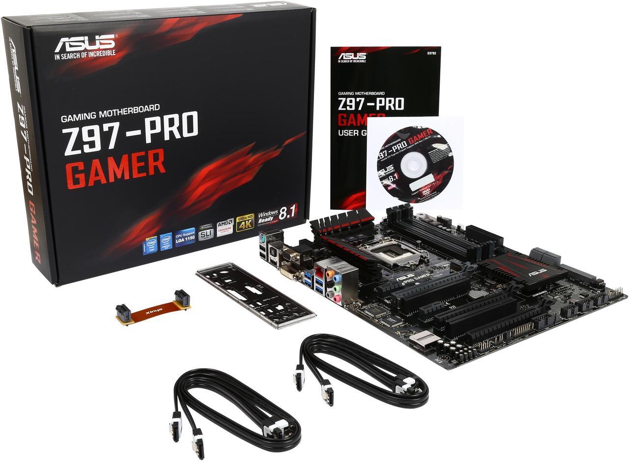 Alt view image 6 of 5 - ASUS Z97-PRO GAMER LGA 1150 Intel Z97 HDMI USB 3.0 ATX Intel Motherboard
