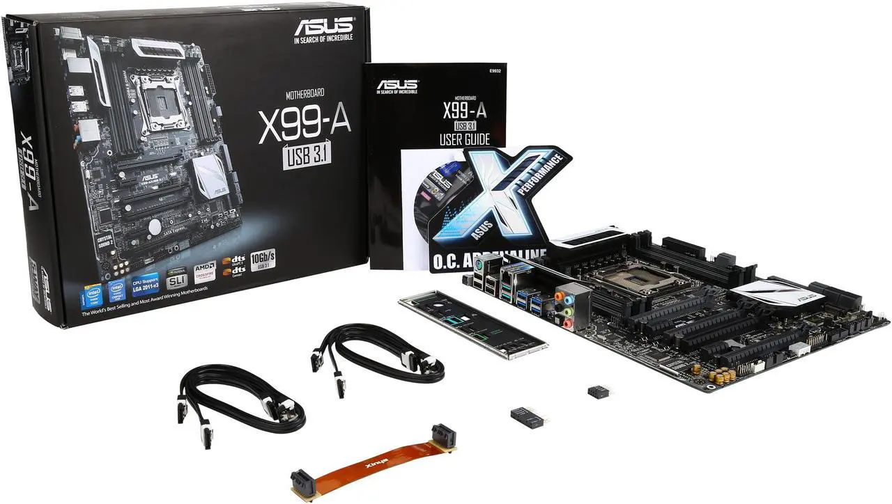 Alt view image 6 of 5 - ASUS X99-A/USB 3.1 LGA 2011-v3 Intel X99 USB 3.1 USB 3.0 ATX Intel Motherboard