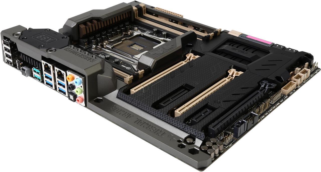 Main image of ASUS TUF SABERTOOTH X99 LGA 2011-v3 Intel X99 USB 3.1 USB 3.0 ATX Intel Motherboard