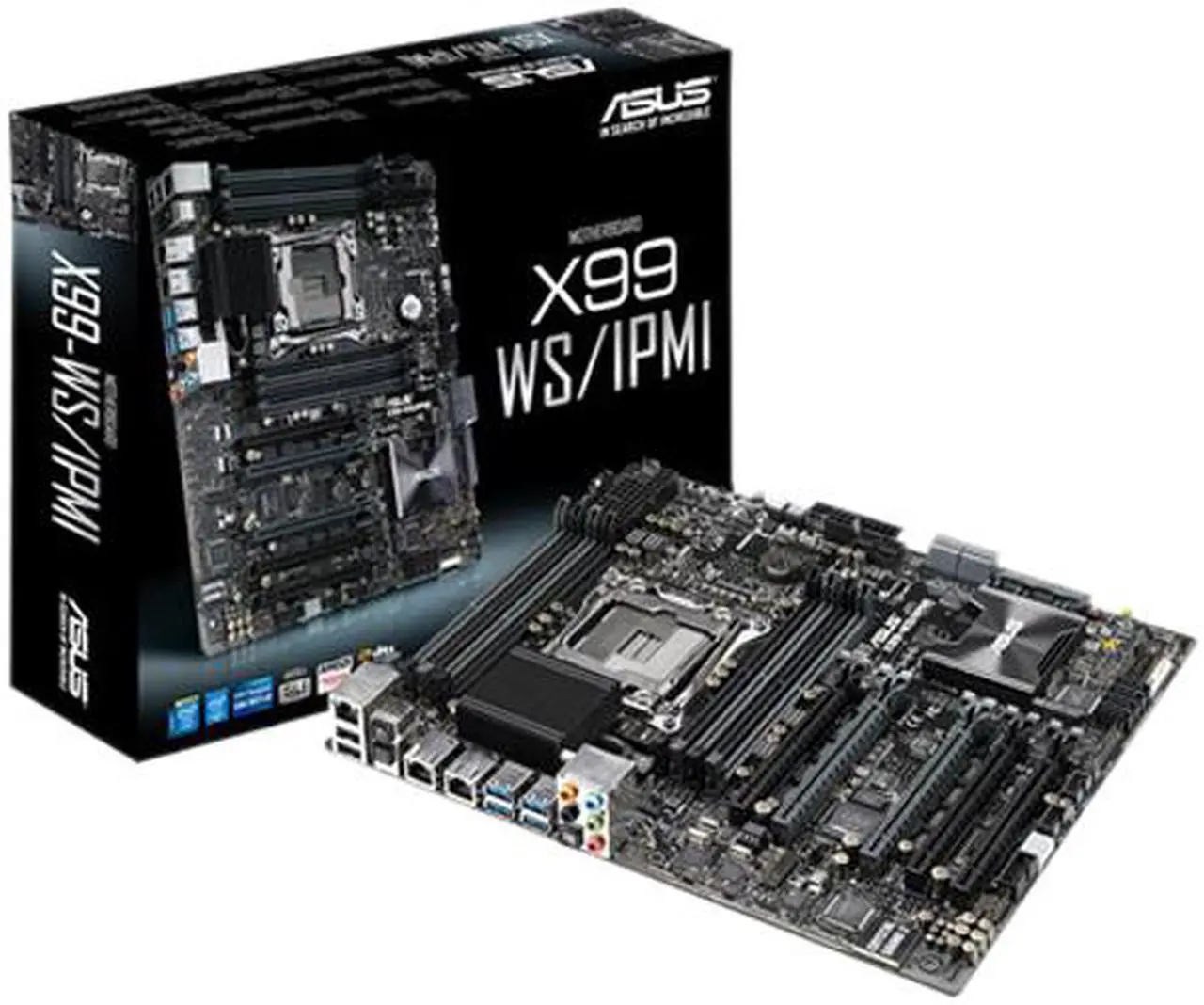 Alt view image 5 of 5 - Asus X99-WS/IPMI Desktop Motherboard - Intel X99 Chipset - Socket LGA 2011-v3
