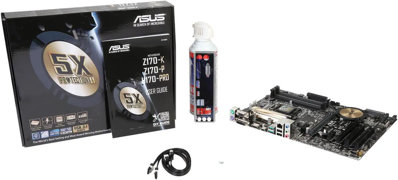 Alt view image 6 of 5 - ASUS Z170-K LGA 1151 Intel Z170 HDMI USB 3.1 ATX Intel Motherboard