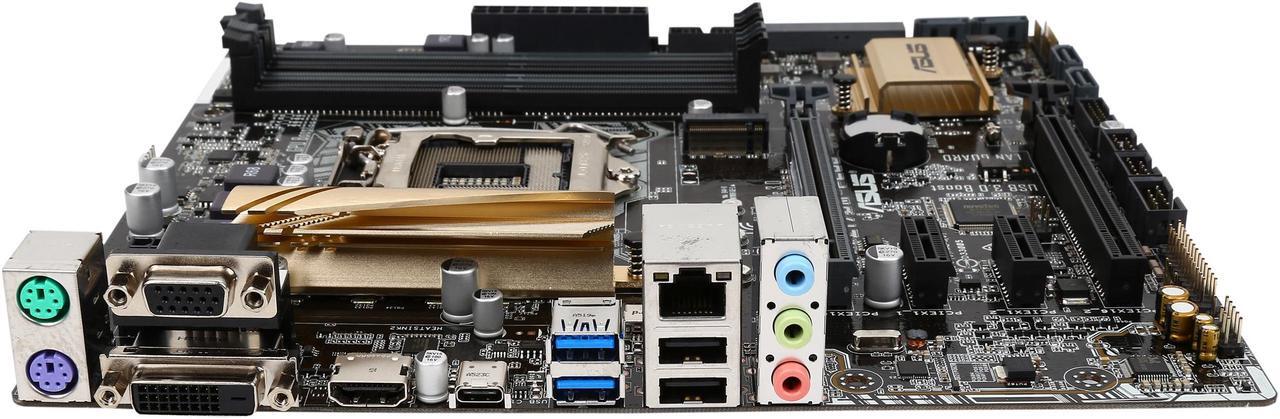 Alt view image 3 of 5 - ASUS Z170M-PLUS LGA 1151 Intel Z170 HDMI USB 3.0 Micro ATX Intel Motherboard