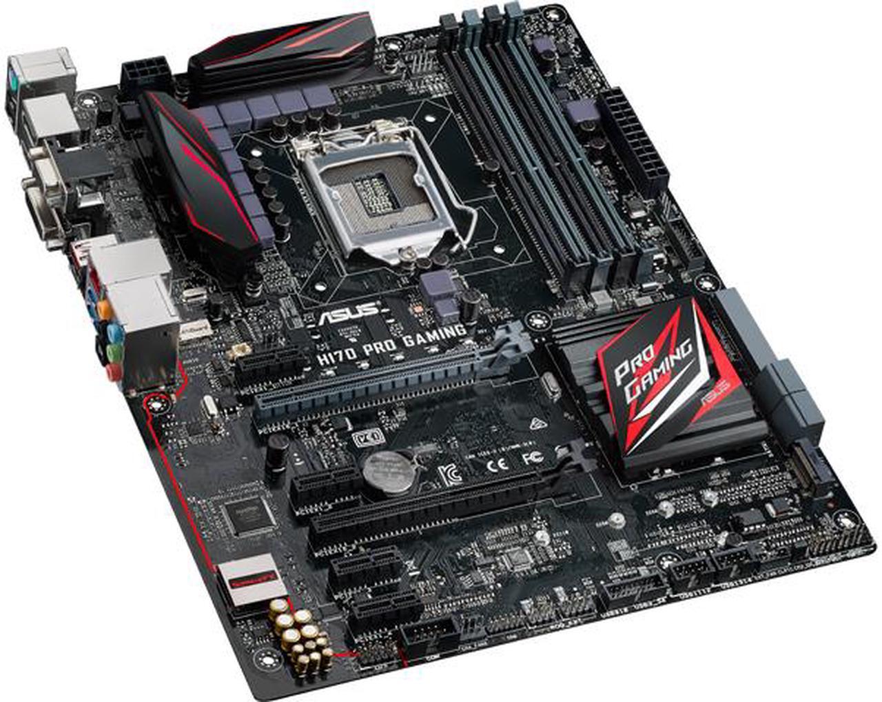 Main image of ASUS H170 PRO GAMING LGA 1151 Intel H170 HDMI SATA 6Gb/s USB 3.1 ATX Intel Motherboard