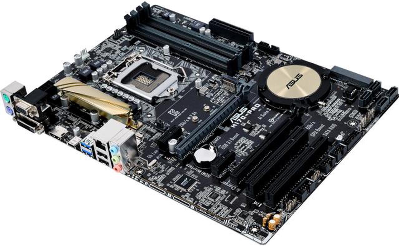 Main image of ASUS H170-PRO/CSM LGA 1151 Intel H170 HDMI SATA 6Gb/s USB 3.0 ATX Intel Motherboard
