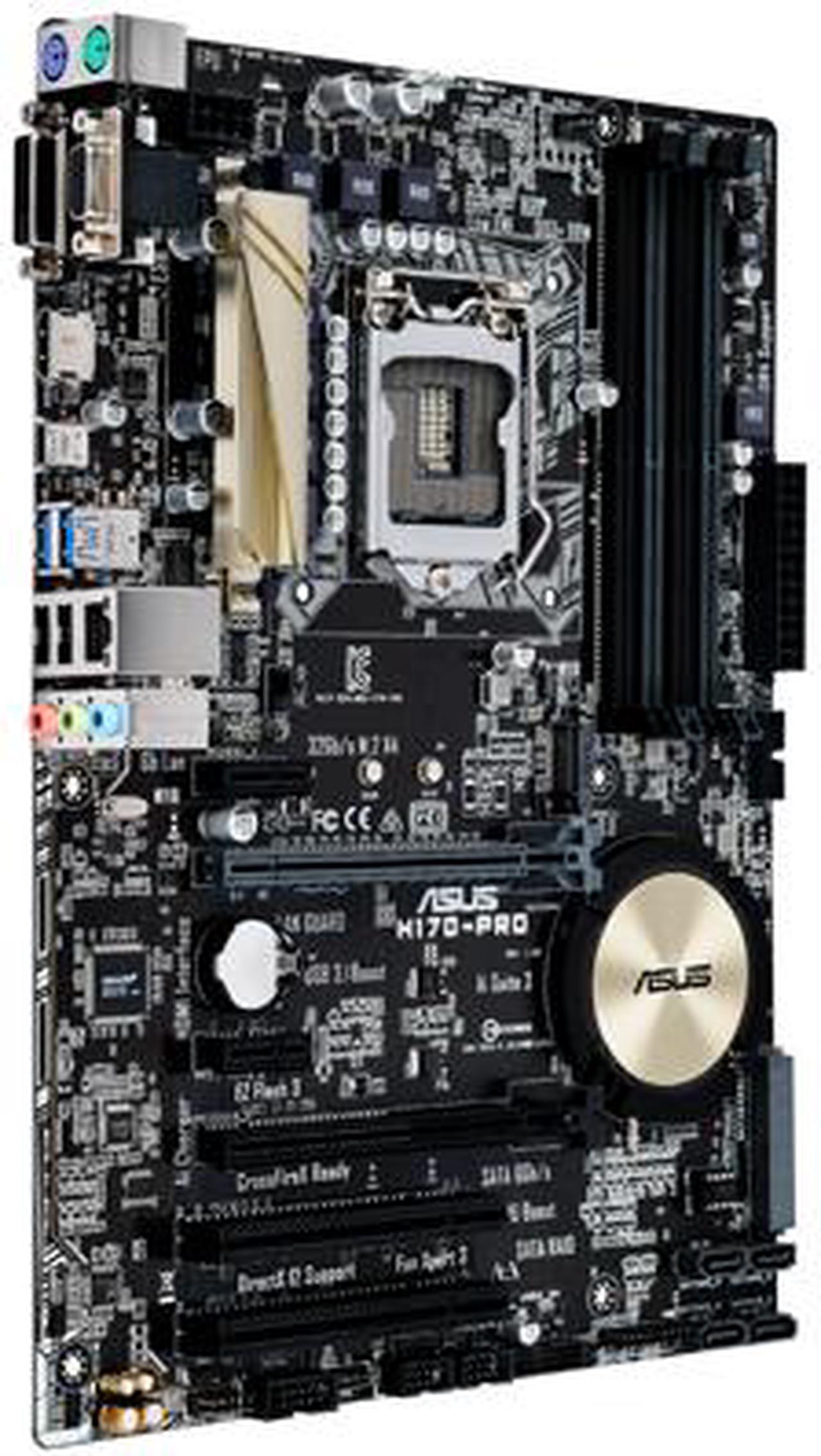 Alt view image 3 of 6 - ASUS H170-PRO/CSM LGA 1151 Intel H170 HDMI SATA 6Gb/s USB 3.0 ATX Intel Motherboard