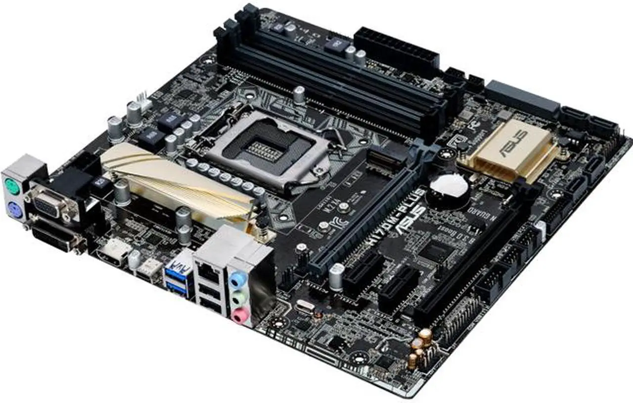Main image of ASUS H170M-PLUS/CSM LGA 1151 Intel H170 HDMI USB 3.0 Micro ATX Intel Motherboard