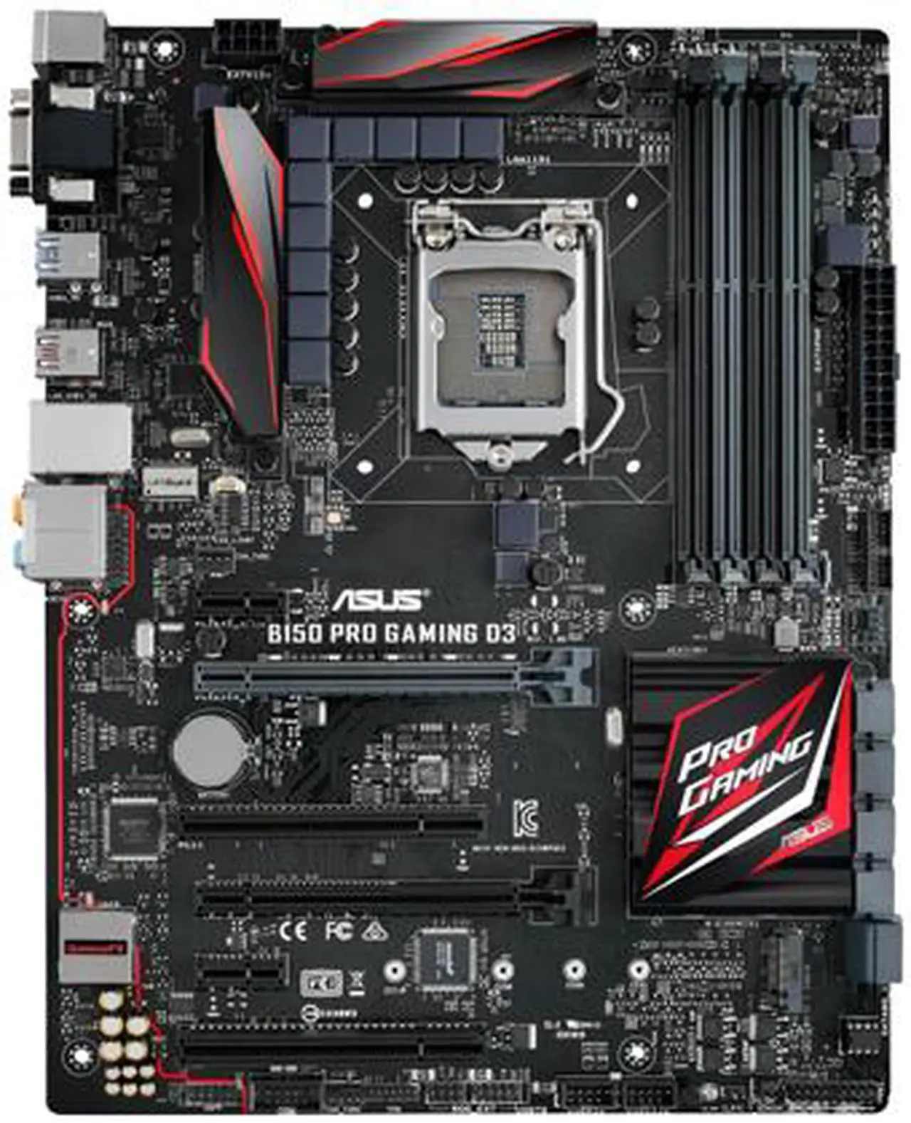 Alt view image 2 of 6 - ASUS B150 PRO GAMING D3 LGA 1151 Intel B150 HDMI USB 3.1 USB 3.0 ATX Intel Motherboard