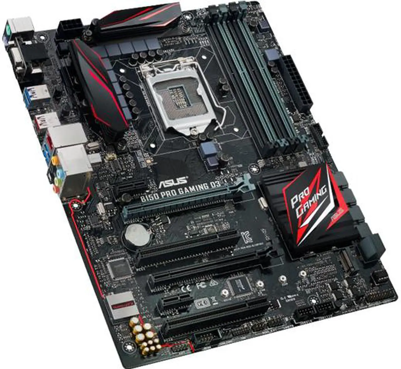 Main image of ASUS B150 PRO GAMING D3 LGA 1151 Intel B150 HDMI USB 3.1 USB 3.0 ATX Intel Motherboard