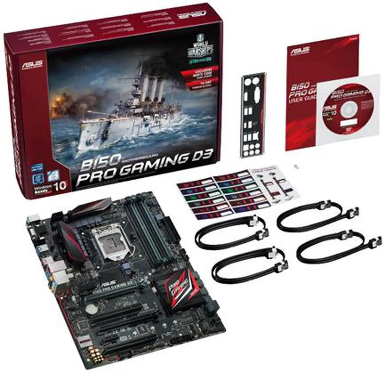 Alt view image 4 of 6 - ASUS B150 PRO GAMING D3 LGA 1151 Intel B150 HDMI USB 3.1 USB 3.0 ATX Intel Motherboard