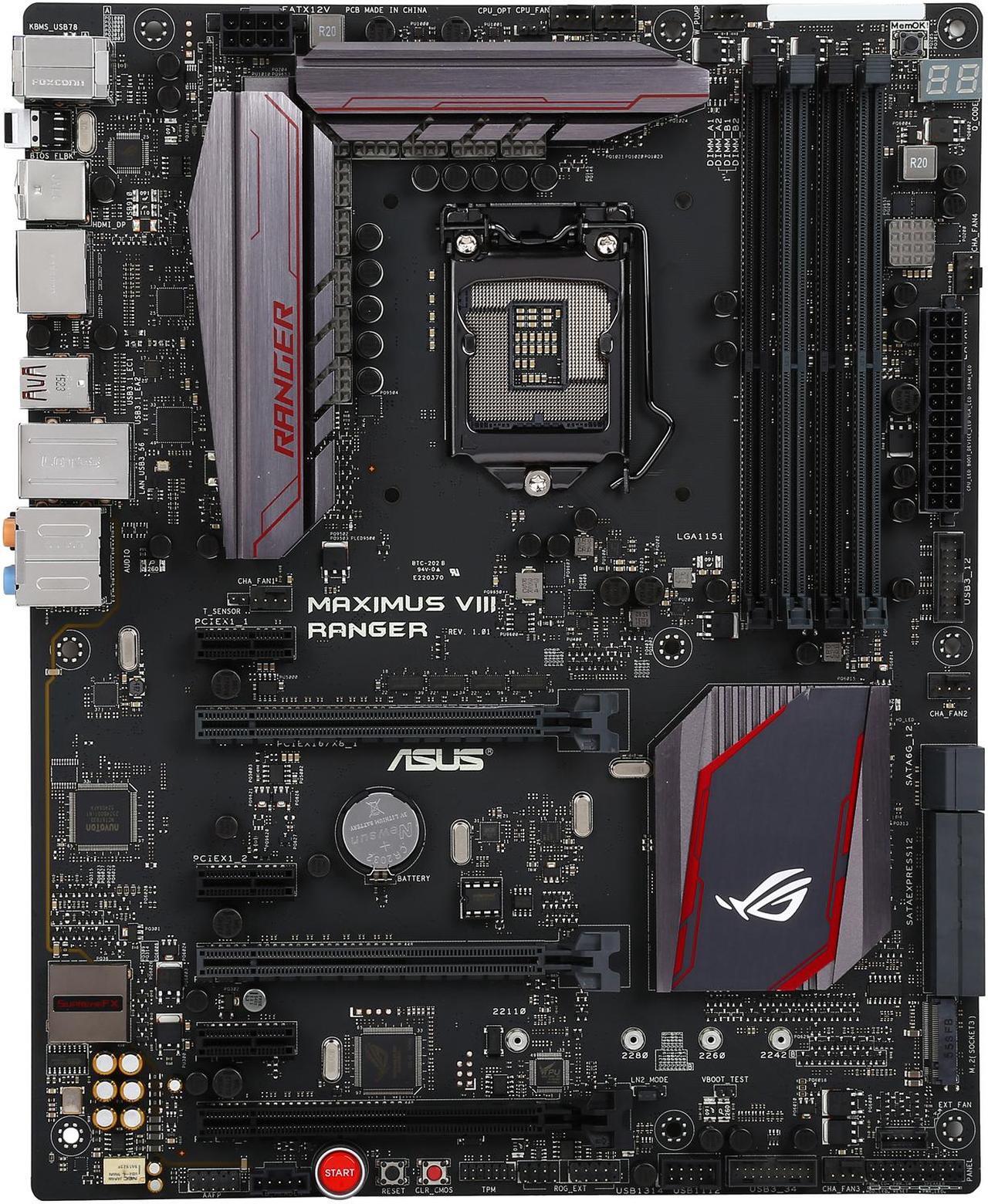 Alt view image 4 of 5 - ASUS ROG MAXIMUS VIII RANGER LGA 1151 Intel Z170 HDMI SATA 6Gb/s USB 3.1 ATX Intel Motherboard
