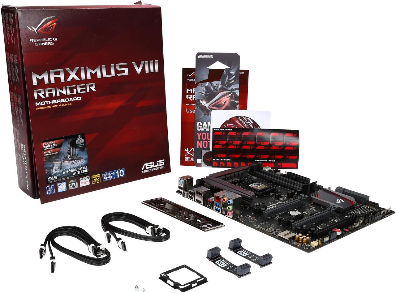 Alt view image 6 of 5 - ASUS ROG MAXIMUS VIII RANGER LGA 1151 Intel Z170 HDMI SATA 6Gb/s USB 3.1 ATX Intel Motherboard