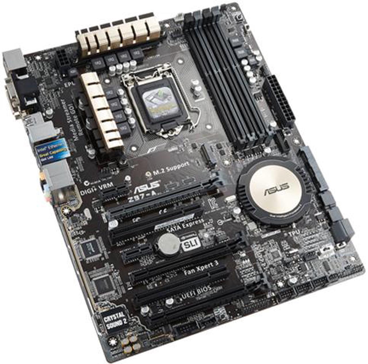 ASUS Z97-A/USB 3.1 LGA 1150 Intel Z97 HDMI SATA 6Gb/s USB 3.1 USB 3.0 ATX Intel Motherboard