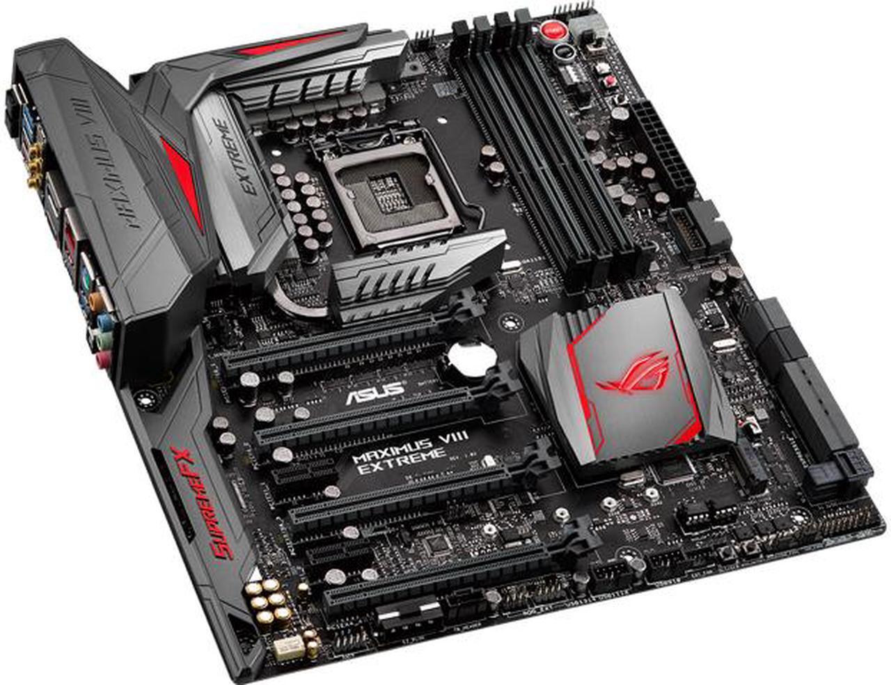Main image of ASUS ROG MAXIMUS VIII EXTREME LGA 1151 Intel Z170 Intel USB 3.1 USB 3.0 U.2 Extended ATX Intel Gaming Motherboard